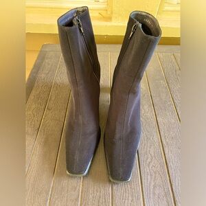 Black Microfiber lined Winter Boots